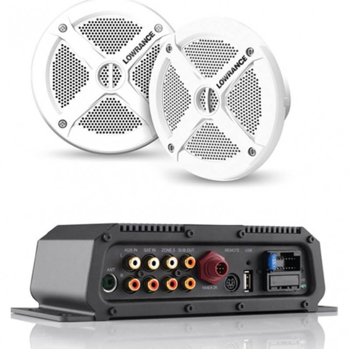 Морской аудиосервер LOWRANCE SonicHub®2+ Lowrance Speakers (Pair) 000-12301-001